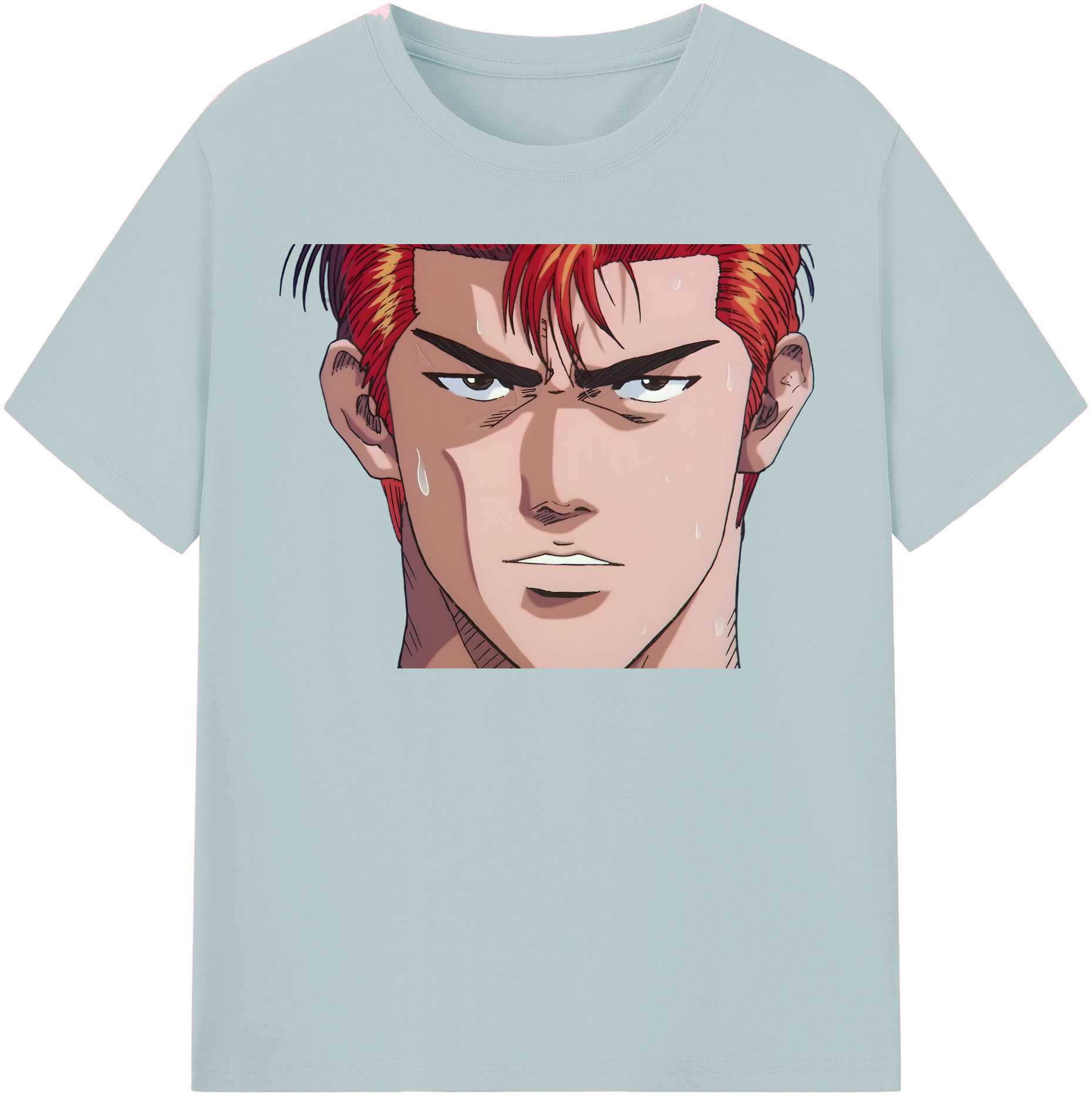 SLAM DUNK／スラムダンク 綿100％半袖Tシャツ（フロントプリント）